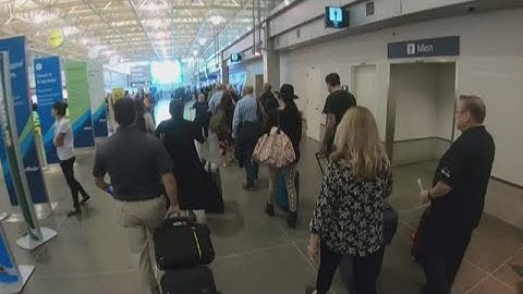 MSP security checkpoint changes trigger long lines and wait times