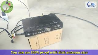 SEE HD channel on PAKSAT at 38°E Dish Antenna Size complete information