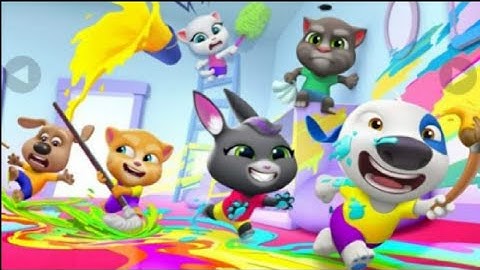 4X Fast Talking Tom And Friends Talking Angela,Hank,Ginger,Ben,Becca Android iOS Gameplay @trascende