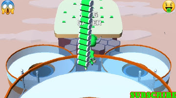 Bridge Race ! Walkthrough Gameplay | All Android,ios Levels | No Commentary Level 691 - 695.👈👆👍😱❤