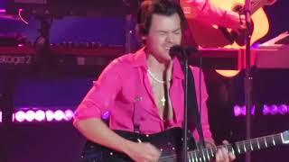 Harry Styles Sings CHERRY \& FALLING Harry Styles Fine Line Live: One Night Only in LA |wobbly camera