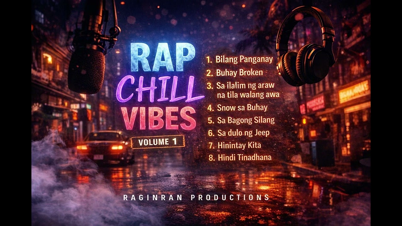 Rap Chill Vibes Vol. 1 – Mga Tunog ng Buhay, Pag-ibig at Laban 🔥 | Raginran Productions