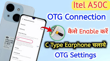 OTG not working Itel A50C || Otg problems solved || How to solve OTG issues || Itel A50C OTG