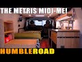 Midime the midsized micro camper built by humble road on the mercedes metris platform