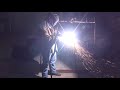 Carbon arc gouging building a hay spear from scrap pallet forks