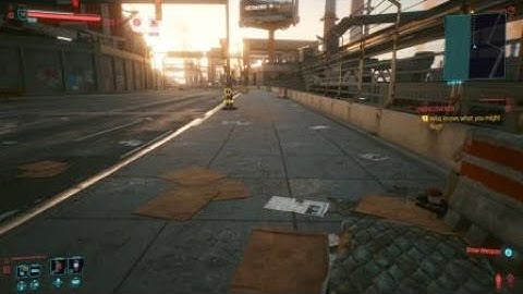 Cyberpunk 2077 Super run bug