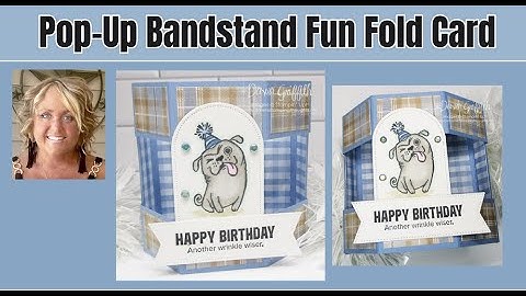 🔴Pop Up Bandstand Fun Fold Card