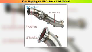 3.5inch N55 Turbo Catless Exhaust Down Pipe For 2010-2015 BMW 535i 535ix F10 F11 640i/ix F06 F12