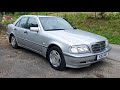 Mercedes Benz C180 classic W202 with very low mileage walk around and start up.