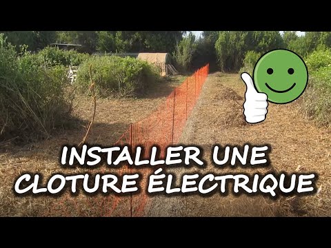 Installer une clôture électrique