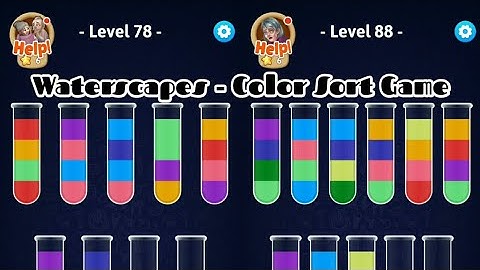 Waterscapes - Color Sort Game | Level 78 - Level 88 | Main Games