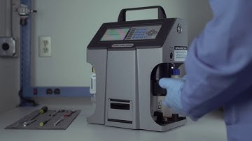 PODs+Portable Industrial Liquid Particle Counter   Running a Sample