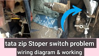 tata ace zip Stoper switch problem | stop autar ki problem