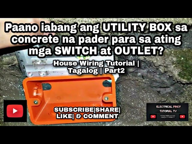 HOW TO INSTALL UTILITY BOX 