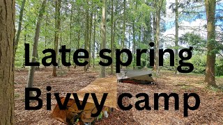 late spring bivvy camp