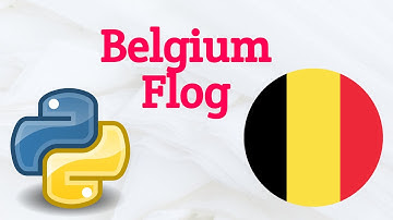 Belgium flag Python/Turtle