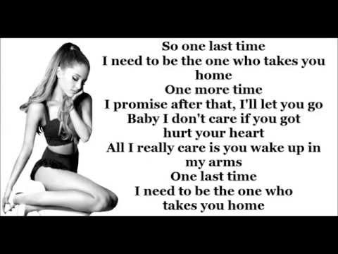 One Last Time Ariana Grande Lyrics Hd Unpitched My Everything Deluxe Album Youtube