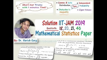 Part 2 - Solution of IIT JAM 2019 Mathematical Statistics