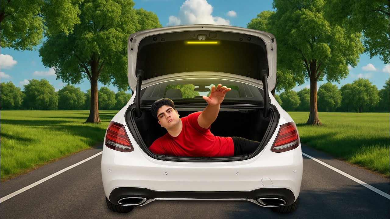 سخت‌ترین چالش‌ ها تو صندوق عقب ماشین!!