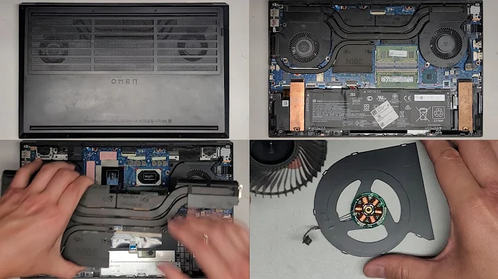 HP Omen Laptop 15-ek0013dx Disassembly RAM SSD Hard Drive Upgrade Battery Fan Replacement Repair