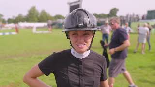 Emily King reflects on 'super' showjumping round at first Defender Burghley Horse Trials by Beat Media Group 430 views 8 months ago 2 minutes, 33 seconds