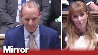 Celebrity Dominic Raab gives bizarre wink as he mocks Angela Rayner Net Worth