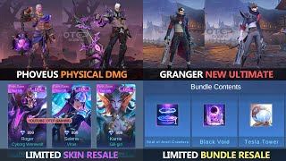 Limited Skins Resale, New Phoveus and Granger!