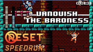 Mega Man Maker - NRS - Vanquish The Baroness Speedrun in 1m59s671