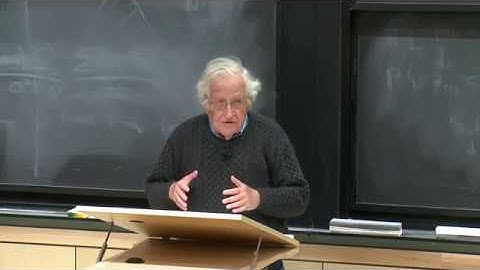Noam Chomsky, Fundamental Issues in Linguistics April 2019 at MIT, Lecture 1 (with aze subtitle)
