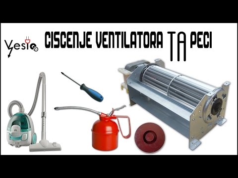 Kako ocistiti ventilator TA peci ( tandrce u radu )