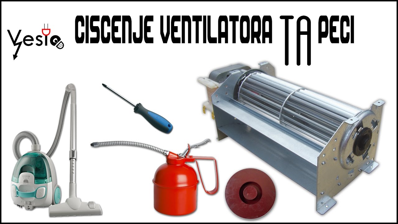 Kako ocistiti ventilator TA peci ( tandrce u radu ) - YouTube