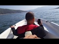 Fast driving my new boat 