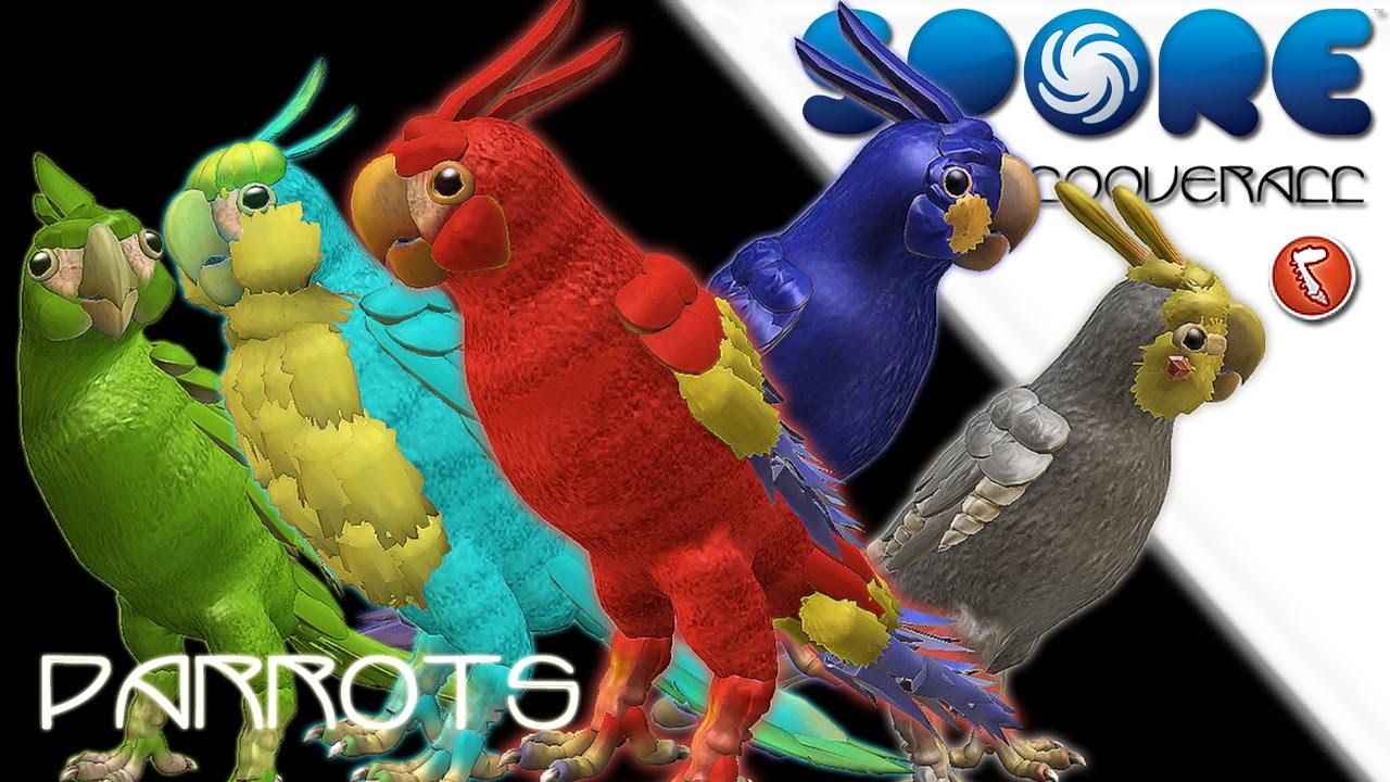 Spore Minecraft Parrots No Mods Timelapse No Expansionpacks Youtube - mc parrot roblox