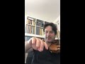 Up bow staccato lesson 2 - Paganini Caprice no 21