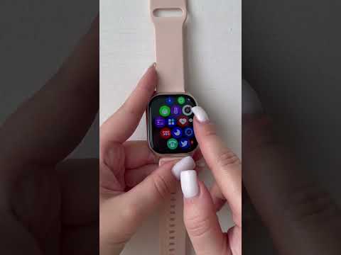 Розумний годинник WK76 + бездротові навушники Air Dots Smart Watch Bluetooth TWS гарнітура Чорний, відео 1