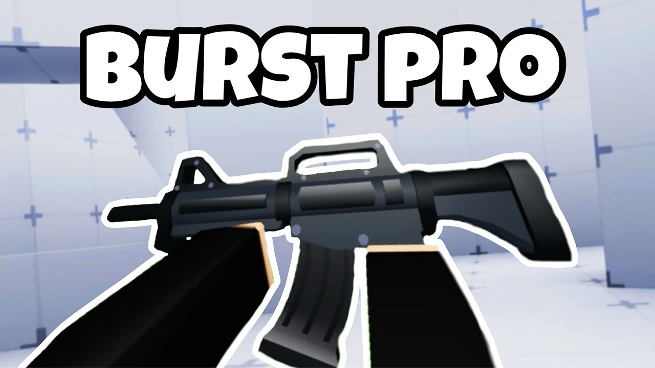 Key Burst Rifle Rivals Front I mastered the BURST RIFLE in Roblox Rivals.. - YouTube