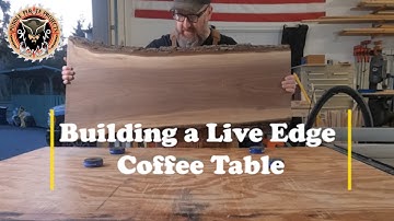 Building a Live Edge Black Walnut and Epoxy Resin Coffee Table