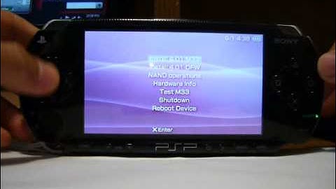 PSP 1001 OFW 6.20 Downgrade to CFW 4.01 M33-2 With Pandora Battery Magic Memory Stick