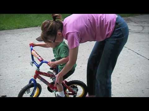 Kristin Riding Her Bike