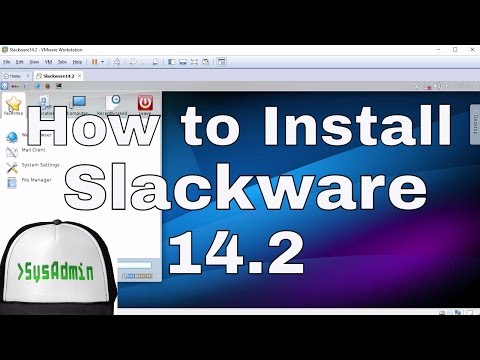 How to Install Slackware Linux 14.2 + Review + VMware Tools on VMware Workstation Tutorial [HD]
