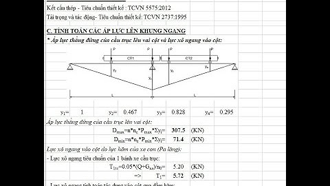 Thiết kế dầm cầu trục KCT