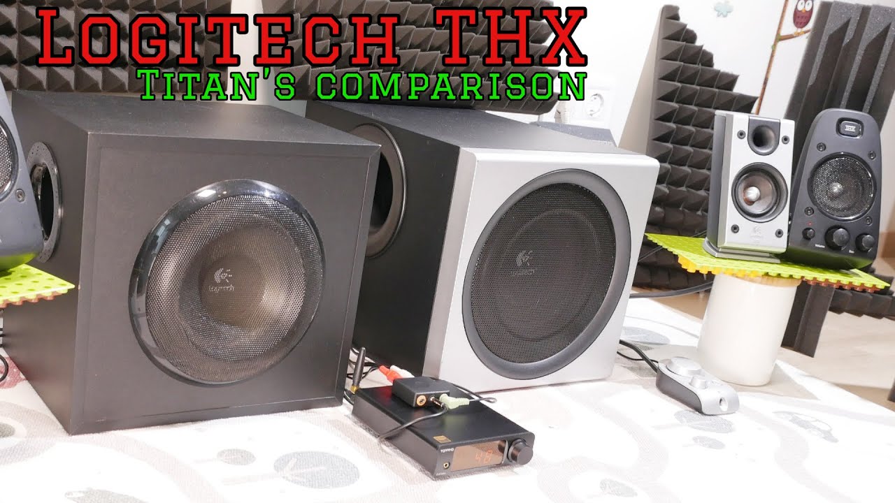 Logitech vs speakers sound test -