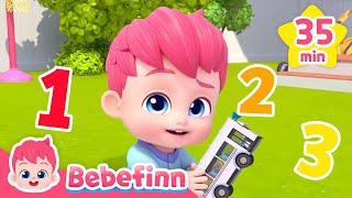 1,2,3 Learn Numbers and ABC | Bebefinn Fun Nursery Rhymes for Kids | Compilation