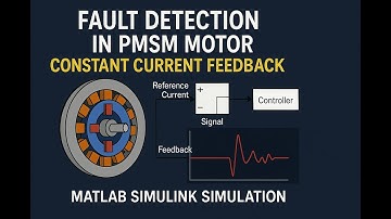 🎥 Fault Detection in PMSM Motor – Constant Current Feedback MATLAB Simulink Simulation