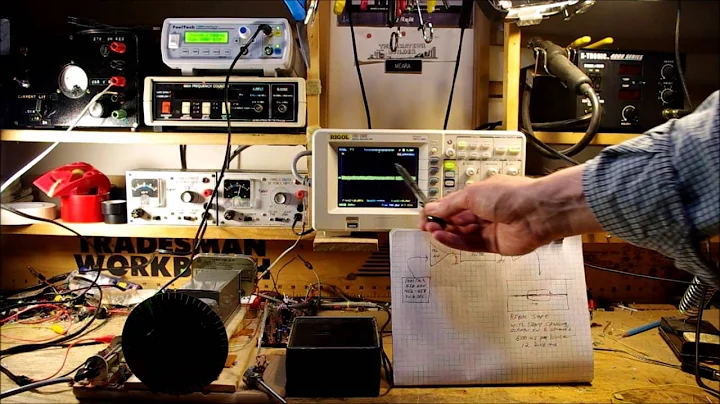 Sweeping a Filter with a FeelTech Sig Gen and a Rigol 'scope