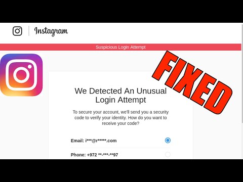 We Detect An Unusual Login Attempt On Instagram Fix