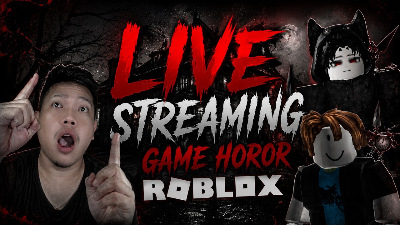 ROBLOX LIVE - Gameplay mabar map horor roblox! #roblox #shorts #horror