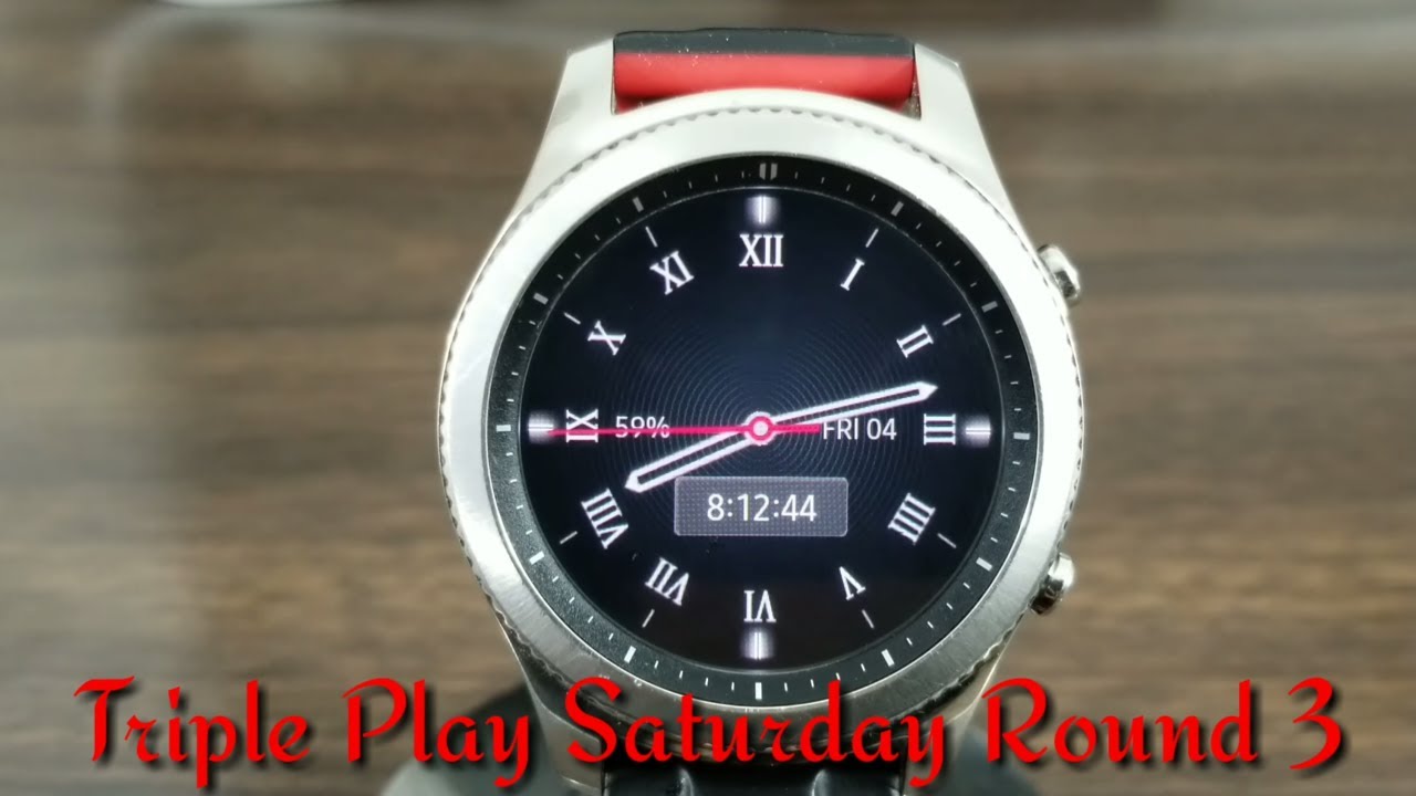 Gear S3 Full Customizable Watch Face You Must Download.