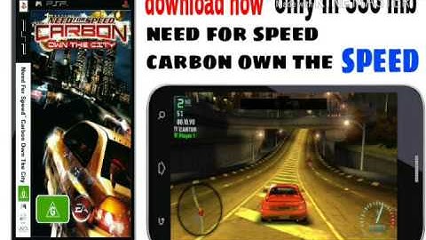 Download need for speed carbon own the city only in 330 mb link in description