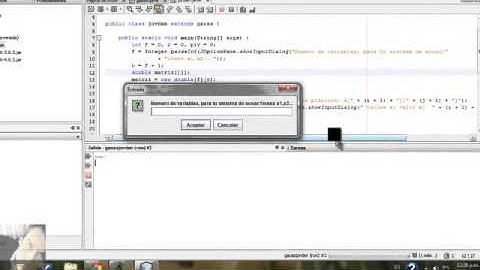 eliminacion gauss en netbeans